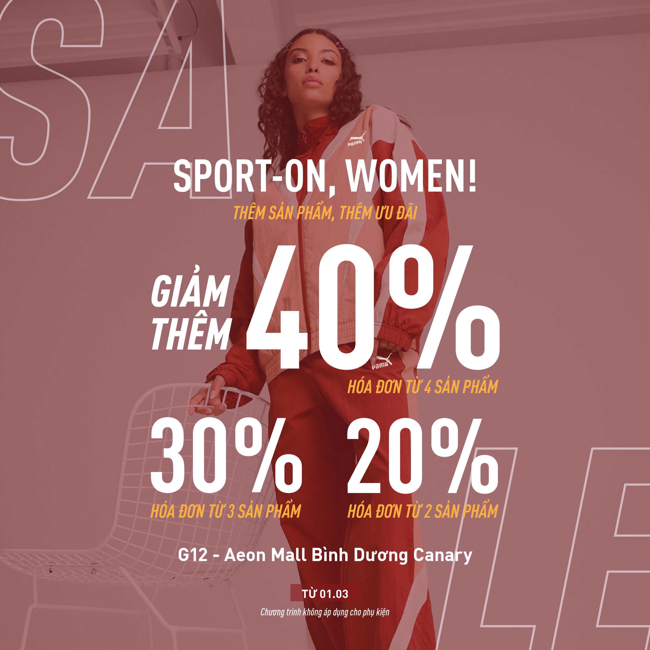 PUMA - SPORT-ON WOMEN - KHUYẾN MẠI LỚN CHƯA TỪNG CÓ