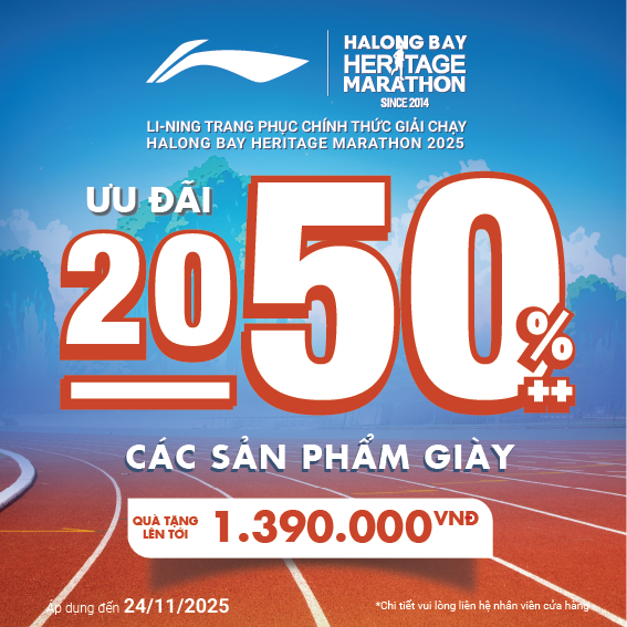 LI-NING - LÊN DÂY CÓT CHO GIẢI CHẠY HALONG BAY HERITAGE MARATHON 2025