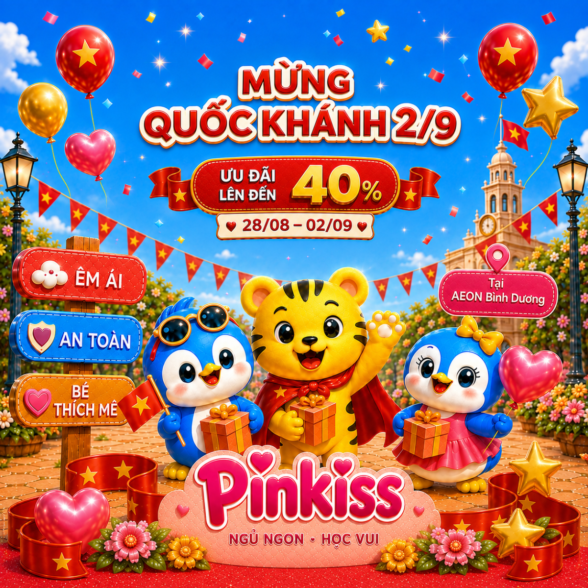 PINKISS - MỪNG QUỐC KHÁNH ƯU ĐÃI ĐẾN 40%