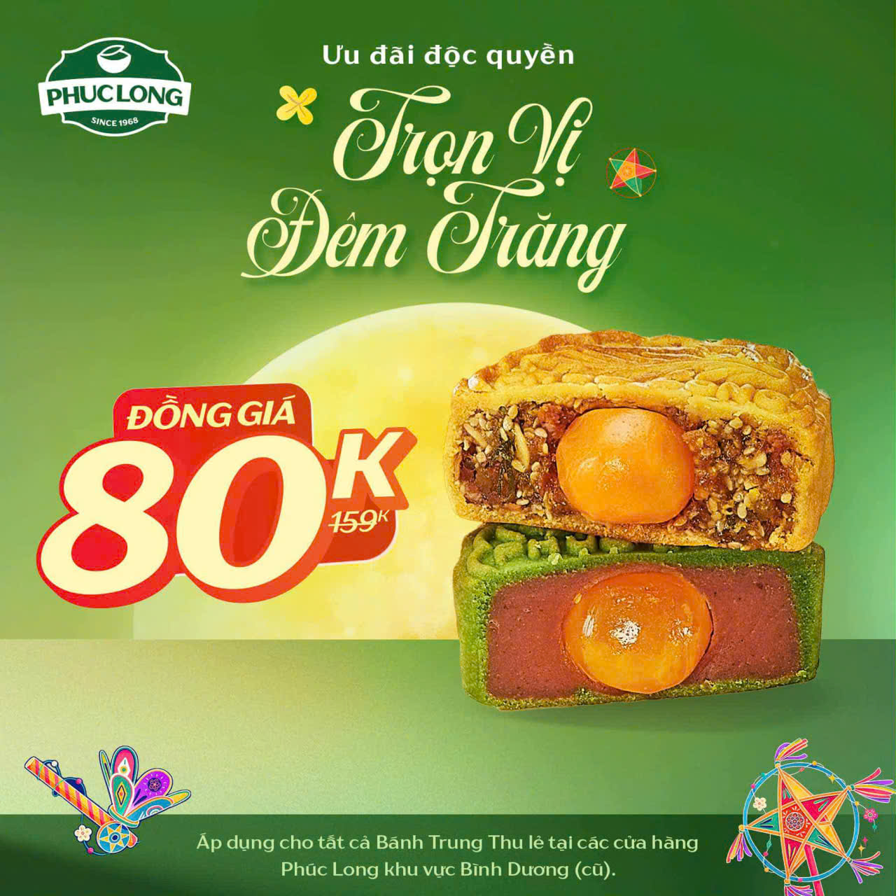 PHÚC LONG | ƯU ĐÃI ĐỘC QUYỀN BÁNH TRUNG THU