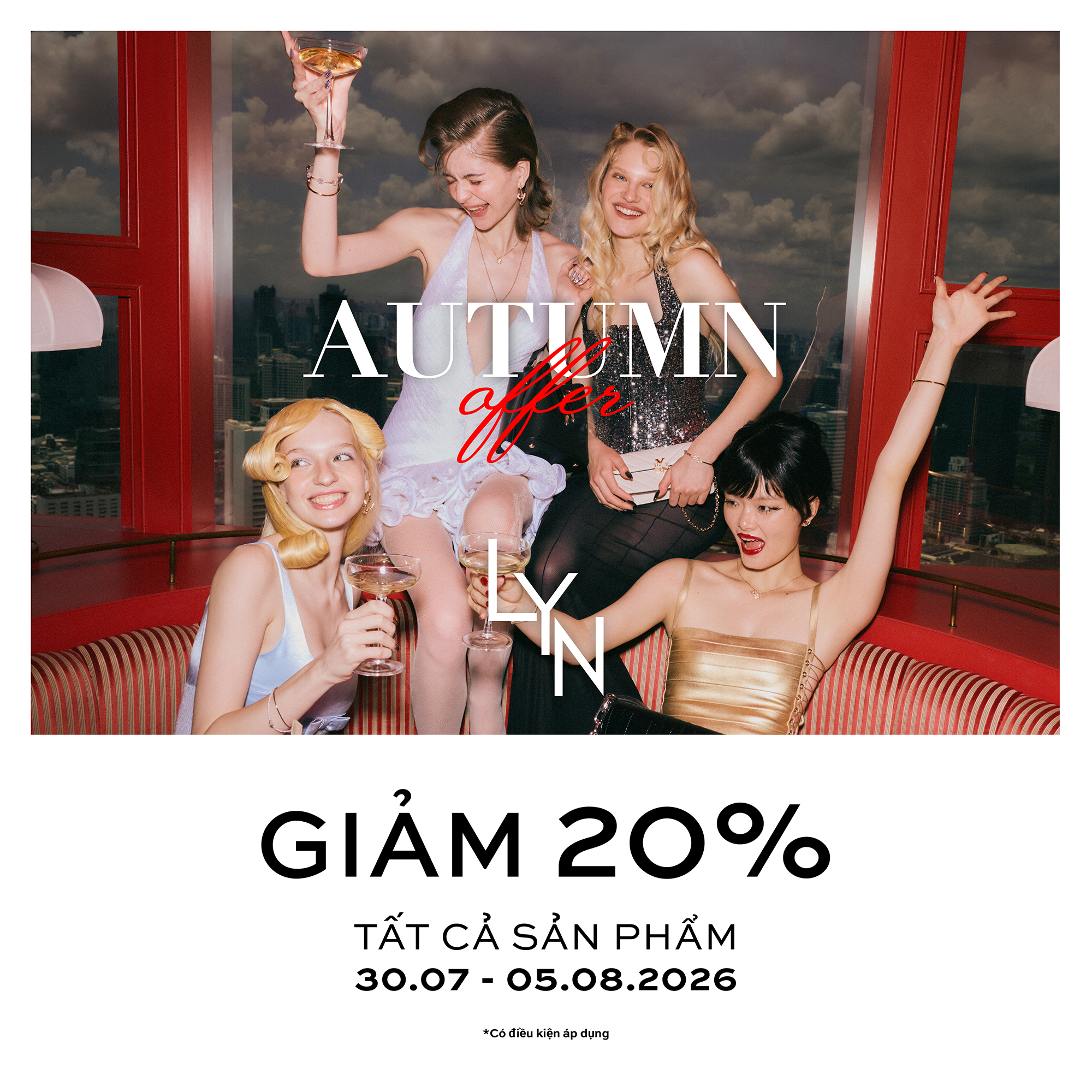 LYN I GIẢM 20% TẤT CẢ SẢN PHẨM