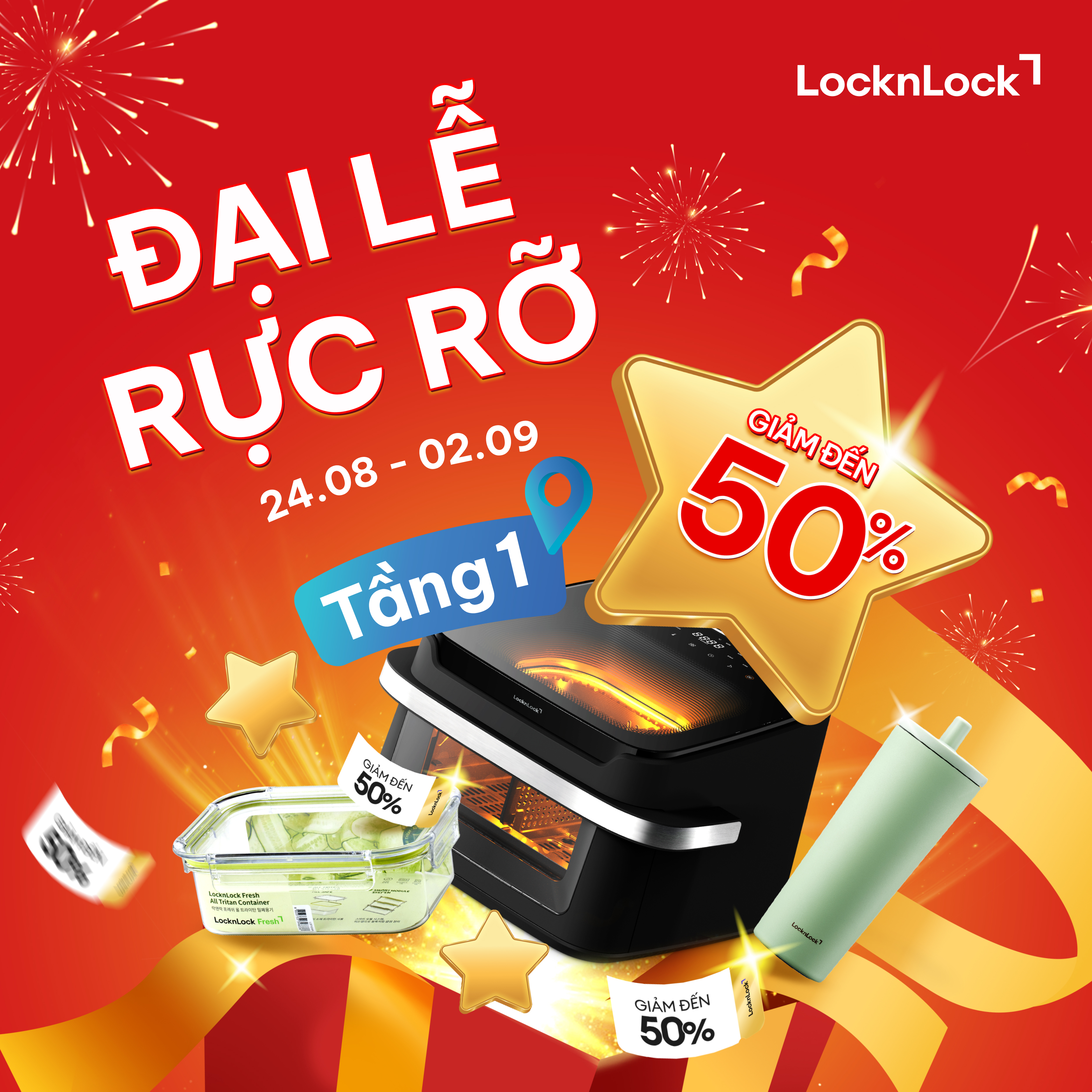 LOCKNLOCK | ĐẠI LỄ RỰC RỠ – MUA NHIỀU, GIẢM CÀNG ĐÃ!