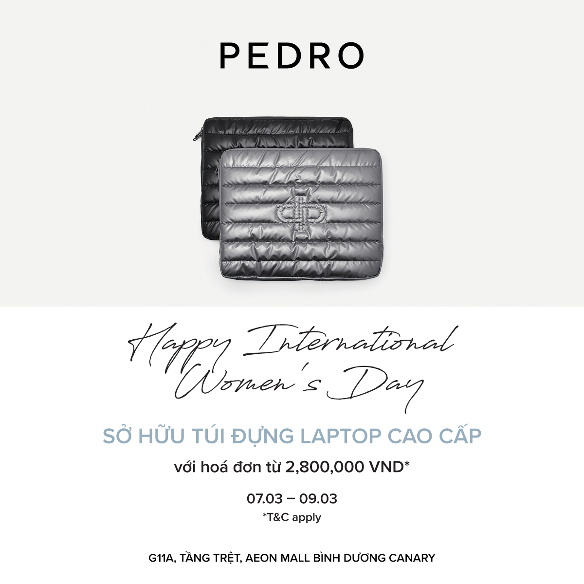 PEDRO | HAPPY INTERNATIONAL WOMEN’S DAY