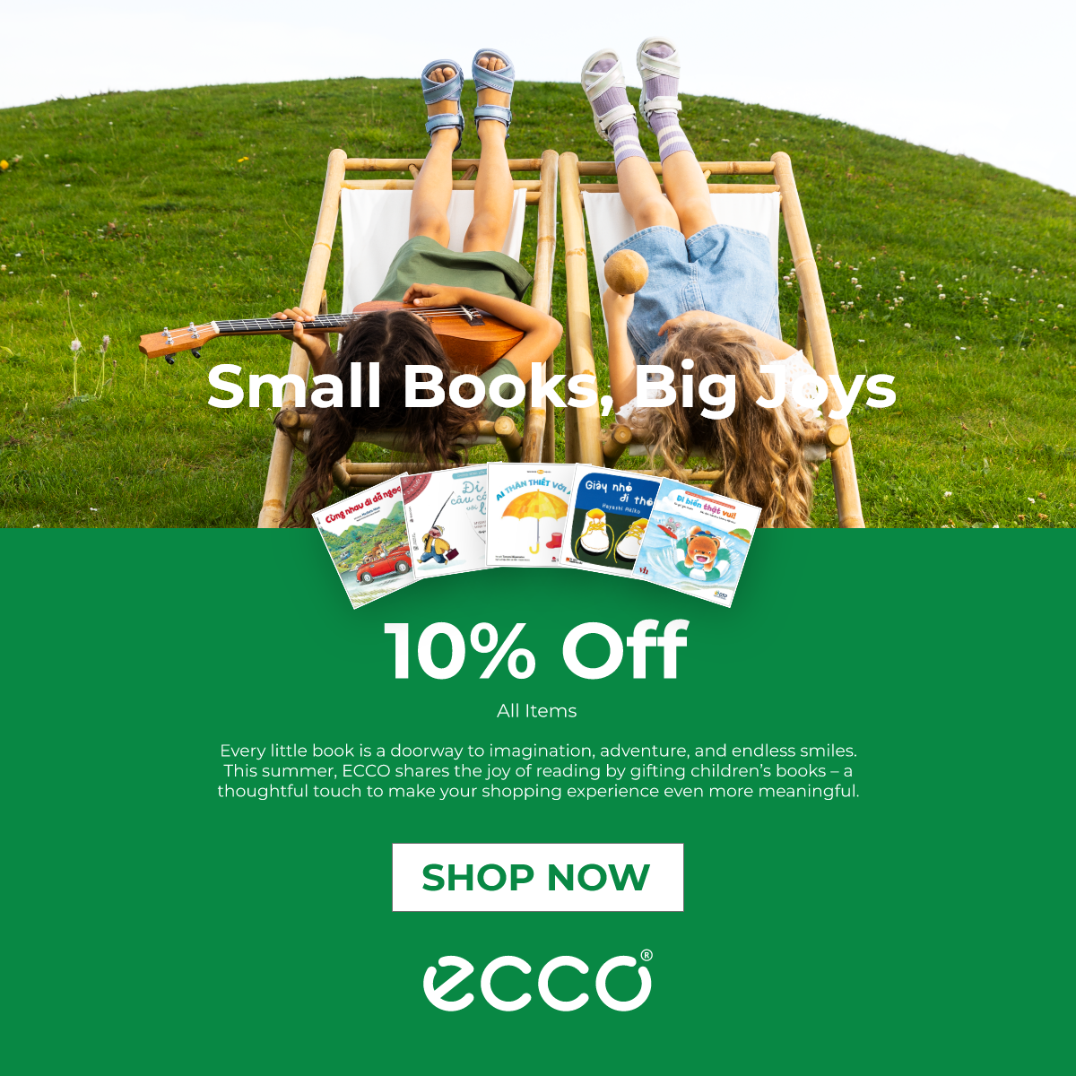 ECCO I HAPPY CHILDREN'S DAY – MUA SẮM & LAN TỎA YÊU THƯƠNG