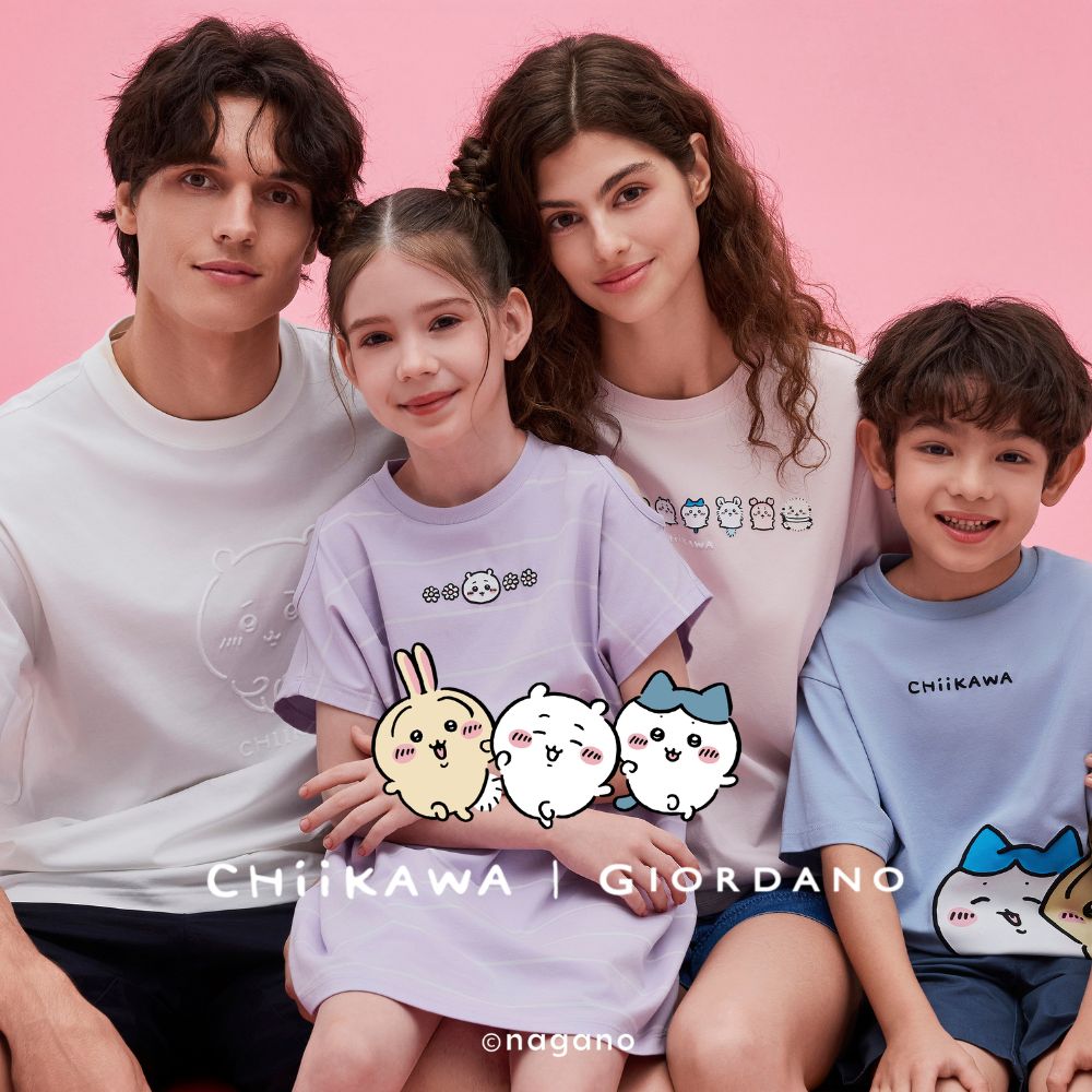 GIORDANO | NEW ARRIVAL – GIORDANO x CHIIKAWA