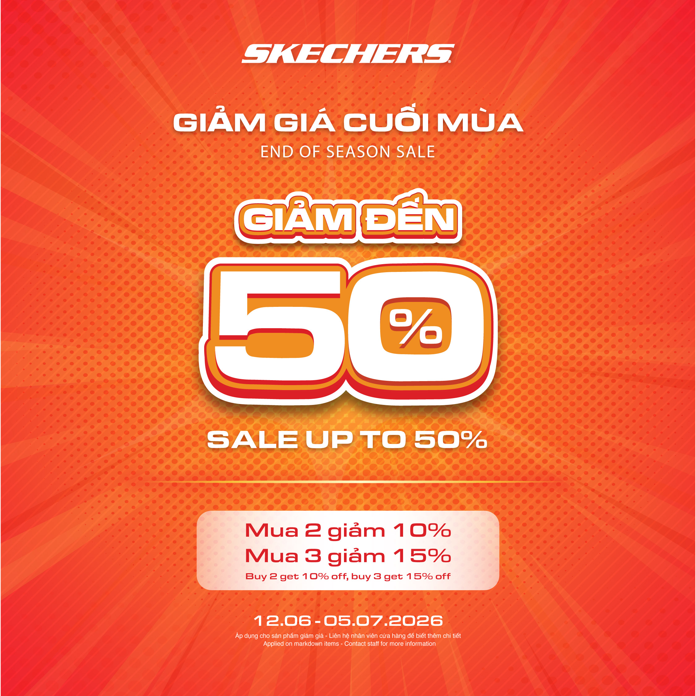 SKECHERS | READY CHƯA? END OF SEASON SALE CHÍNH THỨC BẮT ĐẦU