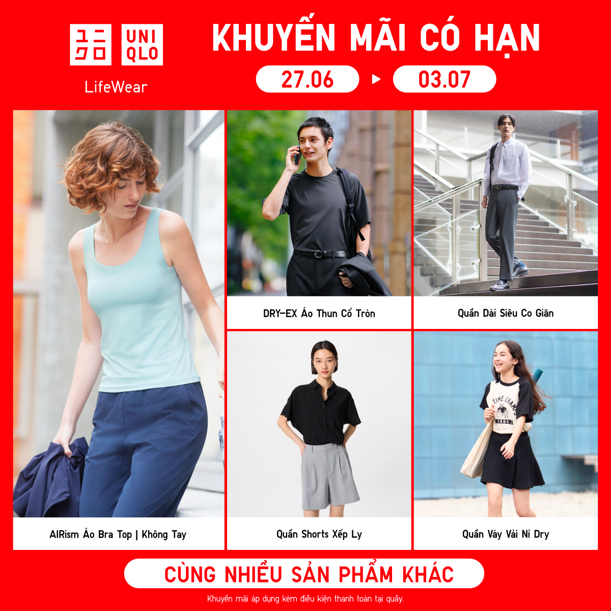 UNIQLO - MUA SẮM NHÂN NGÀY GIA ĐÌNH VIỆT NAM VỚI KHUYẾN MÃI CÓ HẠN TẠI UNIQLO
