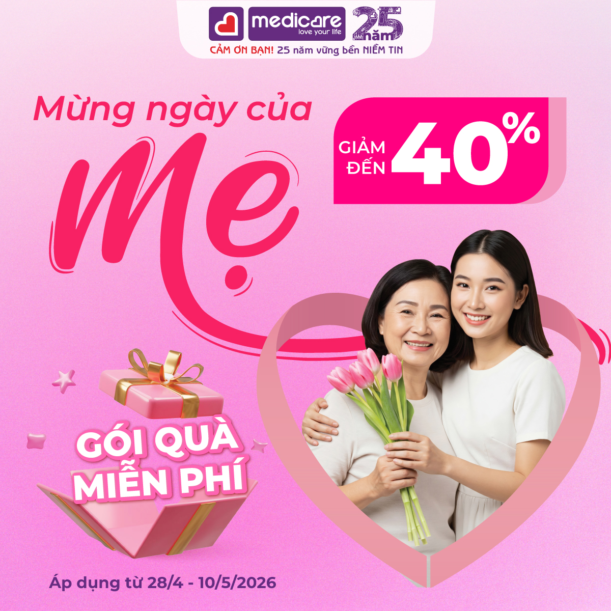 MEDiCARE - DEAL YÊU THƯƠNG – MỪNG NGÀY CỦA MẸ