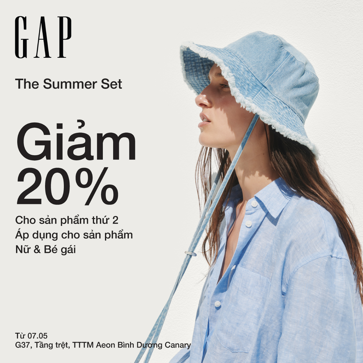 GAP I HAPPY MOTHER’S DAY - ƯU ĐÃI 20% CHO SẢN PHẨM THỨ HAI