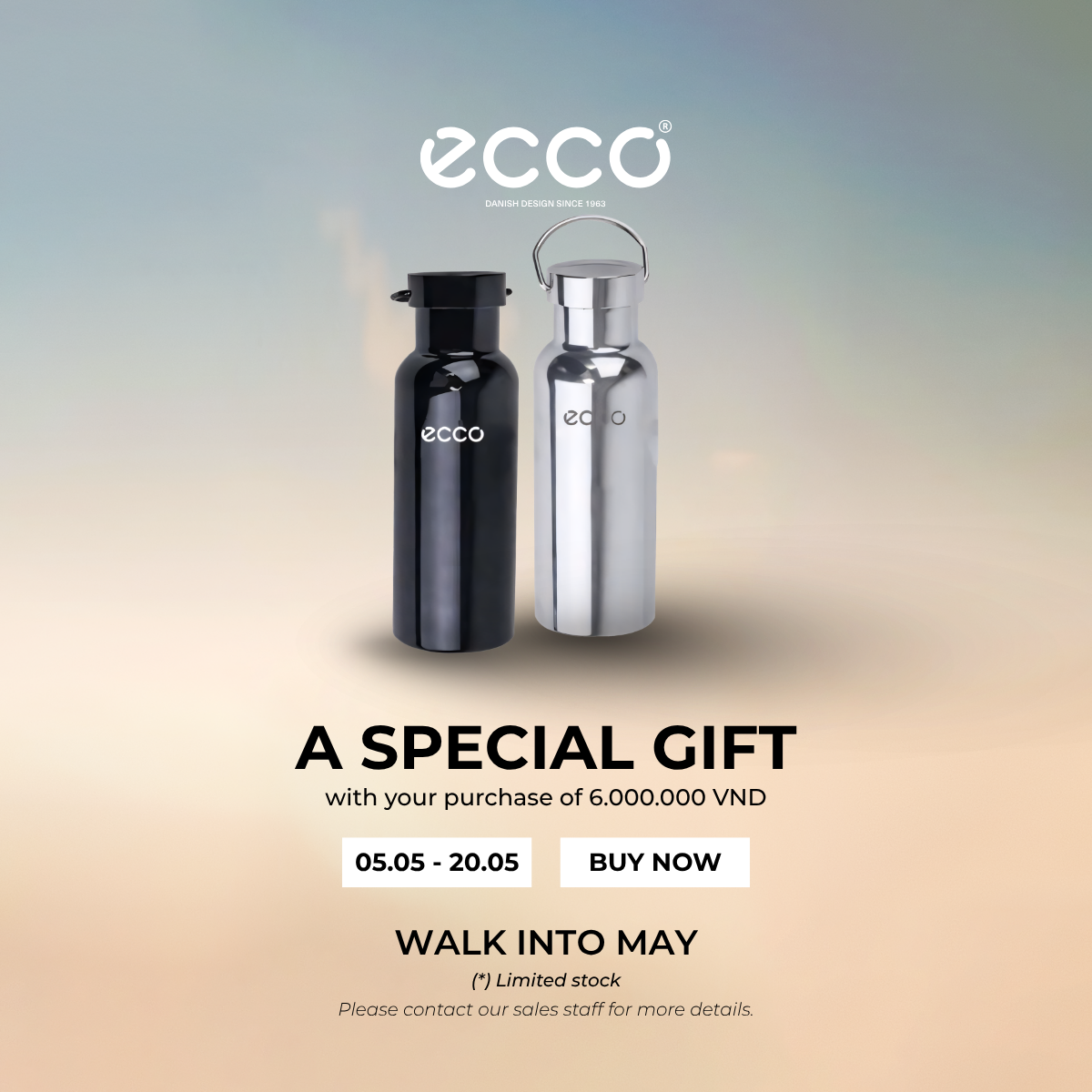 ECCO I WALK INTO MAY - QUÀ TẶNG ĐẶC BIỆT CHÀO THÁNG MỚI