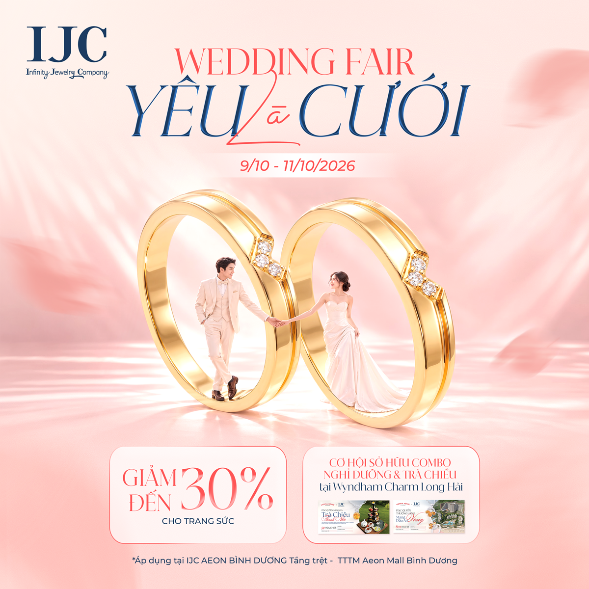 IJC I YÊU LÀ CƯỚI - CHỌN TÍN VẬT SANG, SĂN NGÀN ƯU ĐÃI