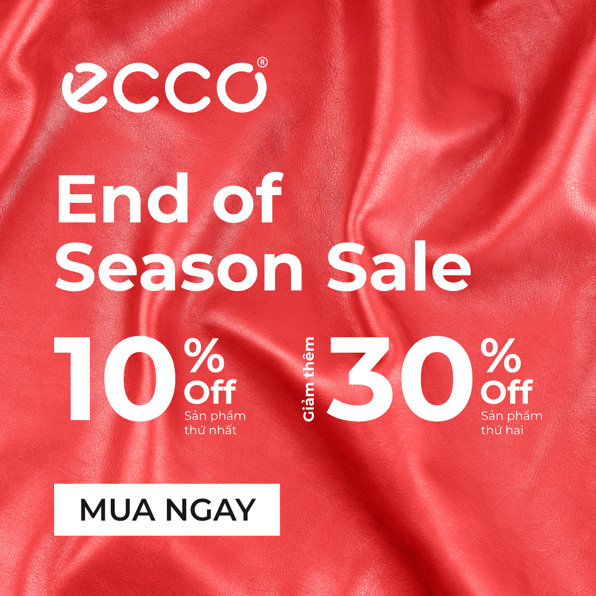 ECCO I END OF SEASON SALE - ƯU ĐÃI CỰC HOT TỪ 3/7 ĐẾN 13/7