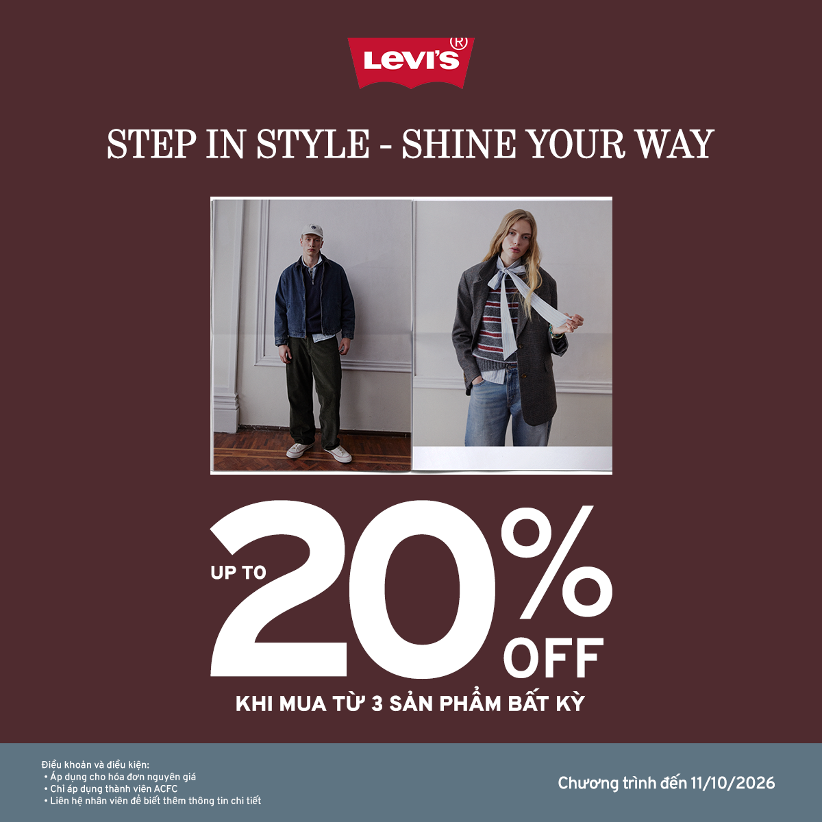 LEVI'S I STEP IN STYLE - SHINE YOUR WAY