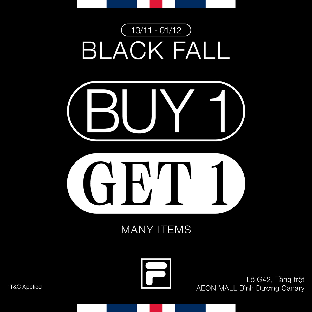 FILA | 🎉 BLACK FALL I MUA 1 TẶNG 1