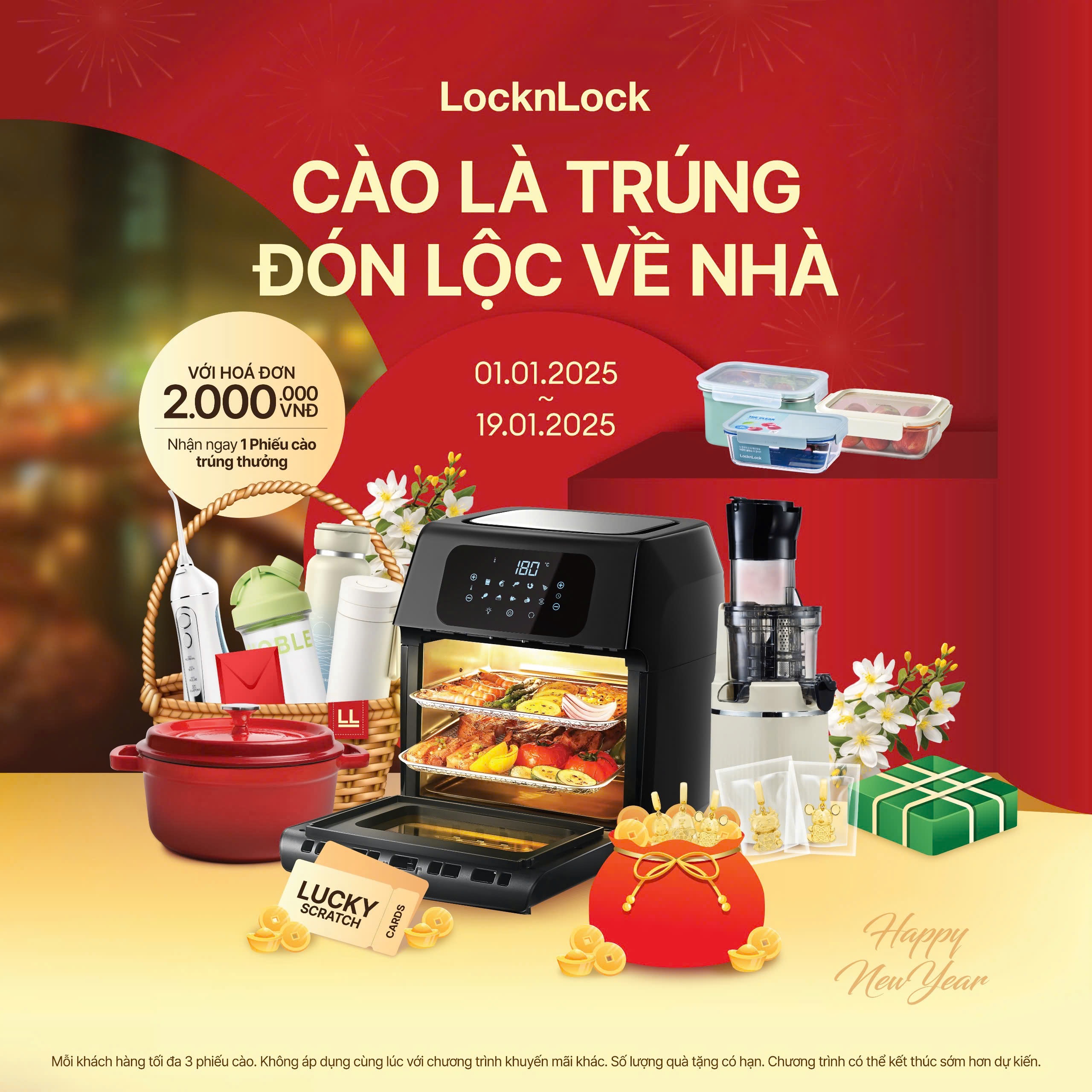 LOCKNLOCK - CÀO LÀ TRÚNG – ĐÓN LỘC VỀ NHÀ