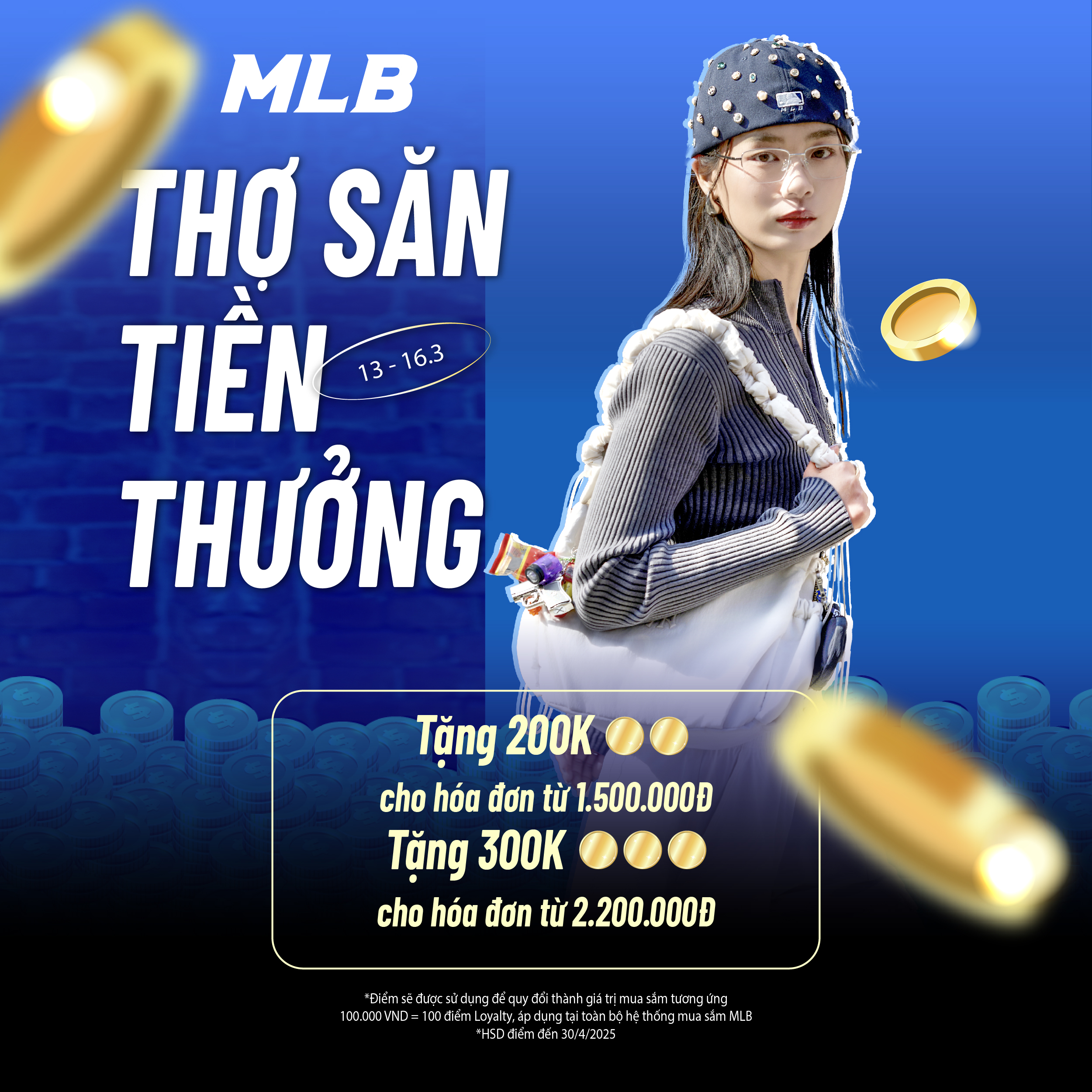 MLB - SĂN TIỀN THƯỞNG LÊN ĐẾN 300.000Đ KHI MUA SẮM