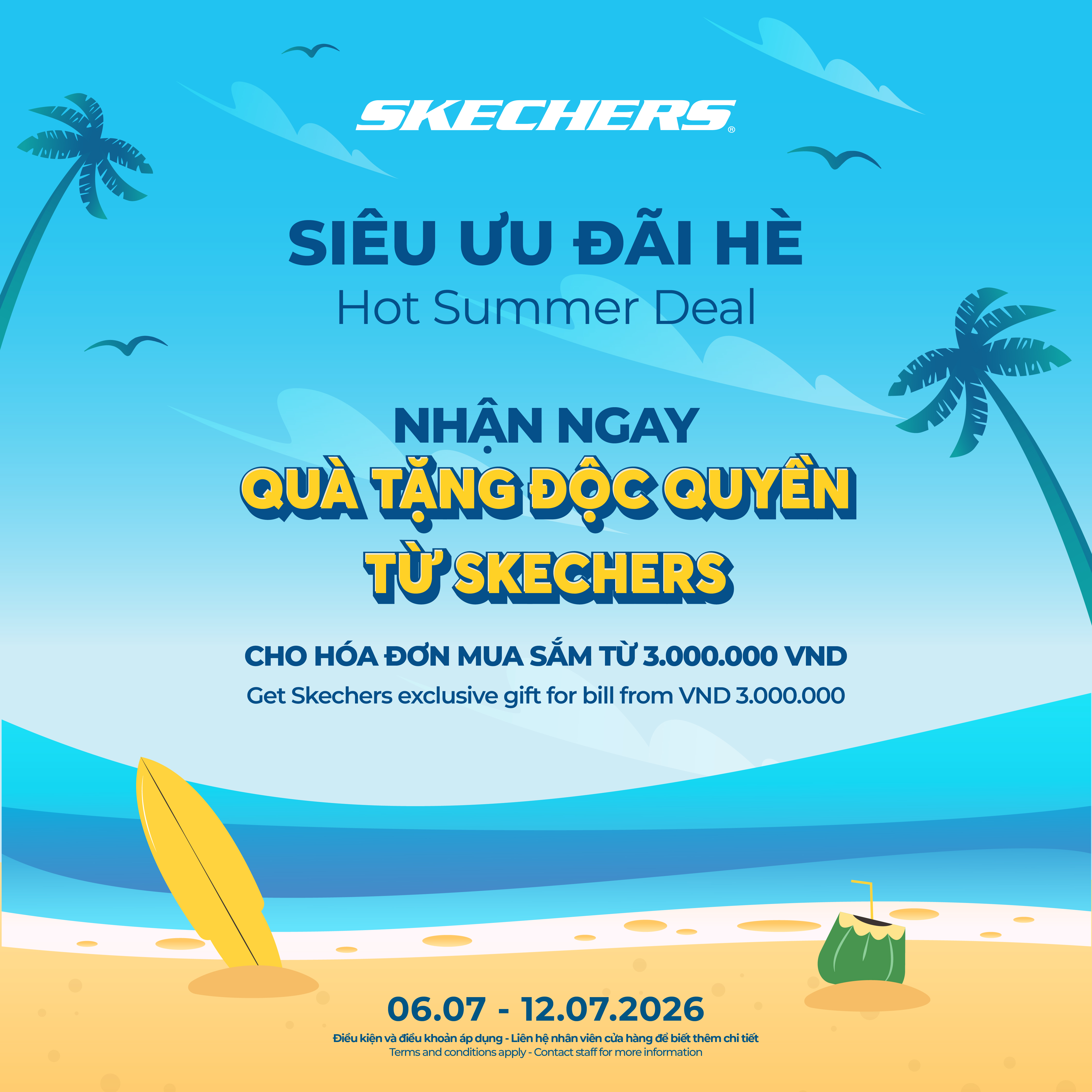 SKECHERS | HOT SUMMER DEAL - SĂN QUÀ HÈ, BỨT PHÁ