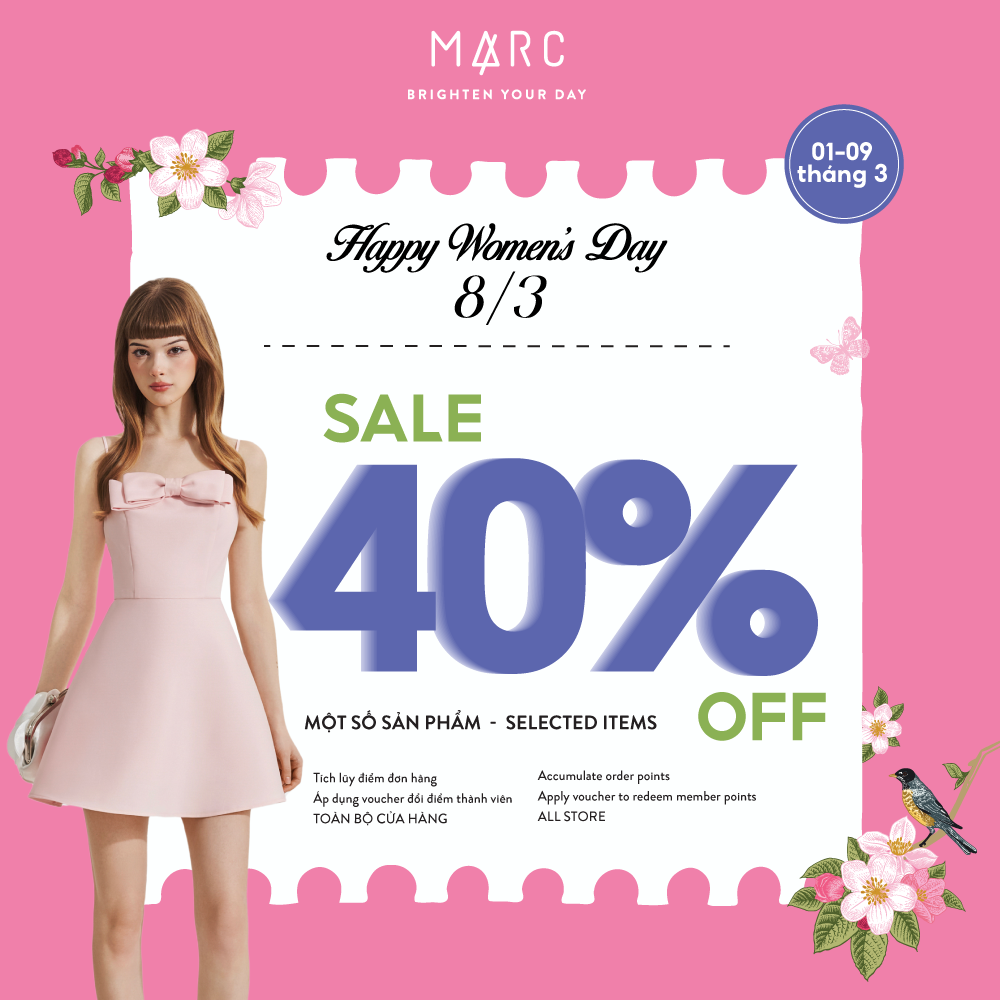 MARC I HAPPY WOMEN'S DAY I SALE 40% OFF