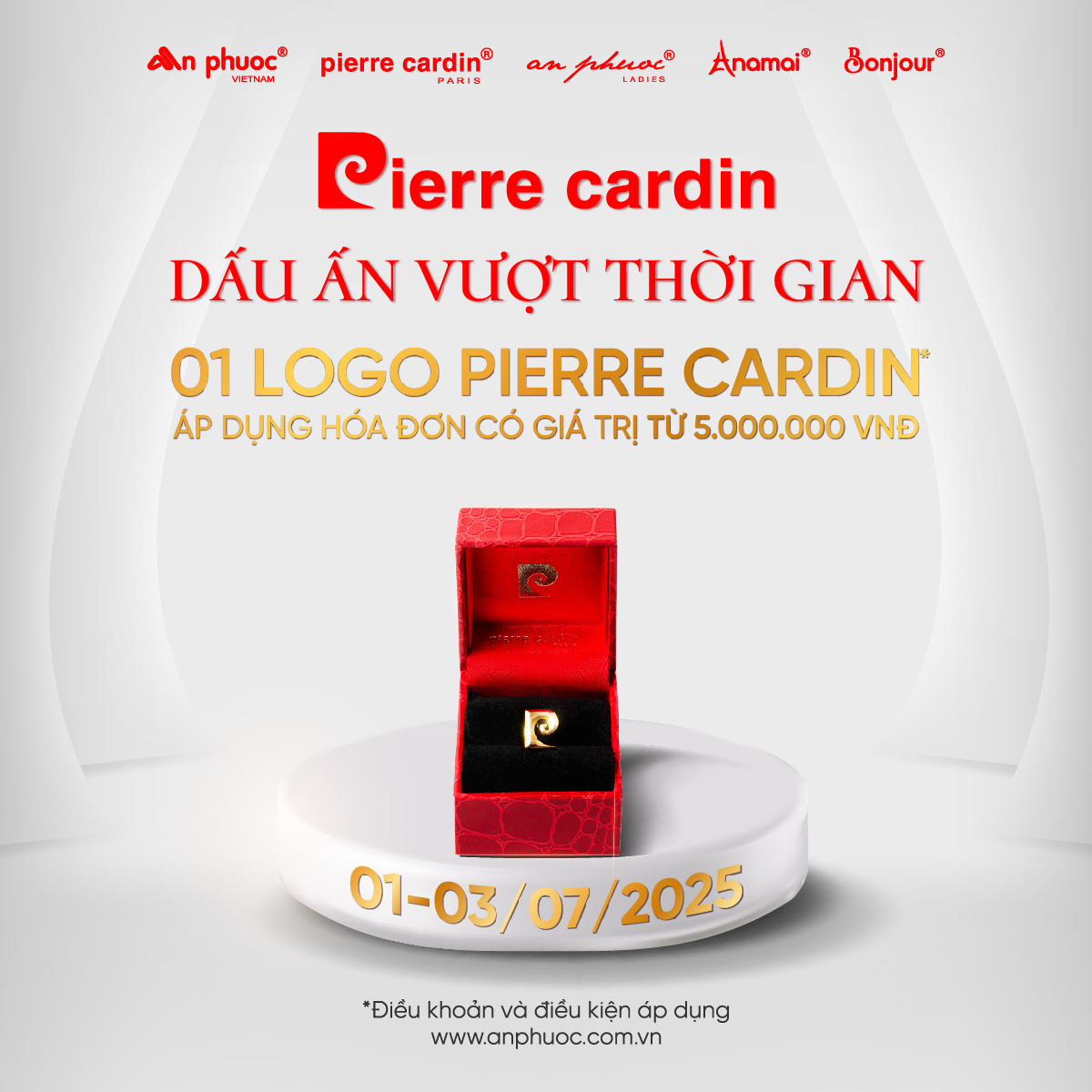 AN PHƯỚC I PIERRE CARDIN – DẤU ẤN VƯỢT THỜI GIAN