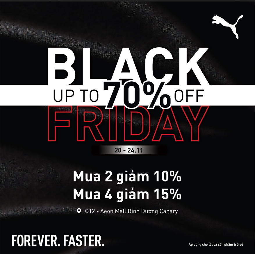 PUMA | MUA SẮM KHỎI LO - BLACK FRIDAY NÀY CÓ PUMA SALE TO🚨