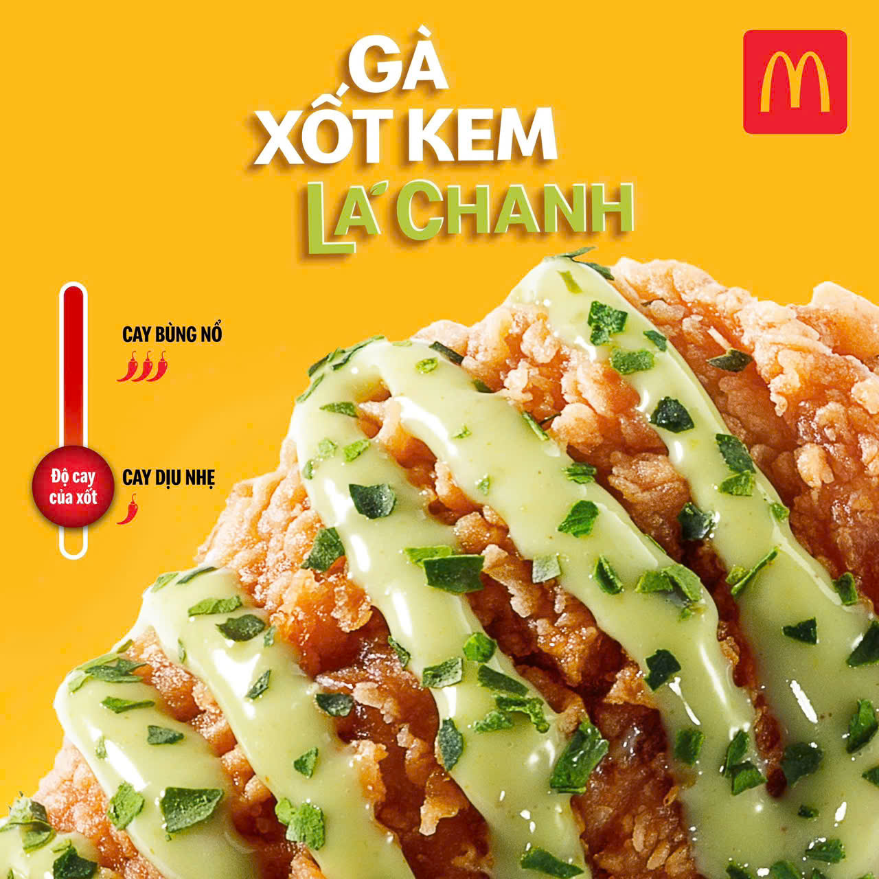 MC DONALD'S | 🍗 GÀ XỐT KEM LÁ CHANH – CAY ĐÚNG VỊ, NGON ĐÚNG GU 🍋