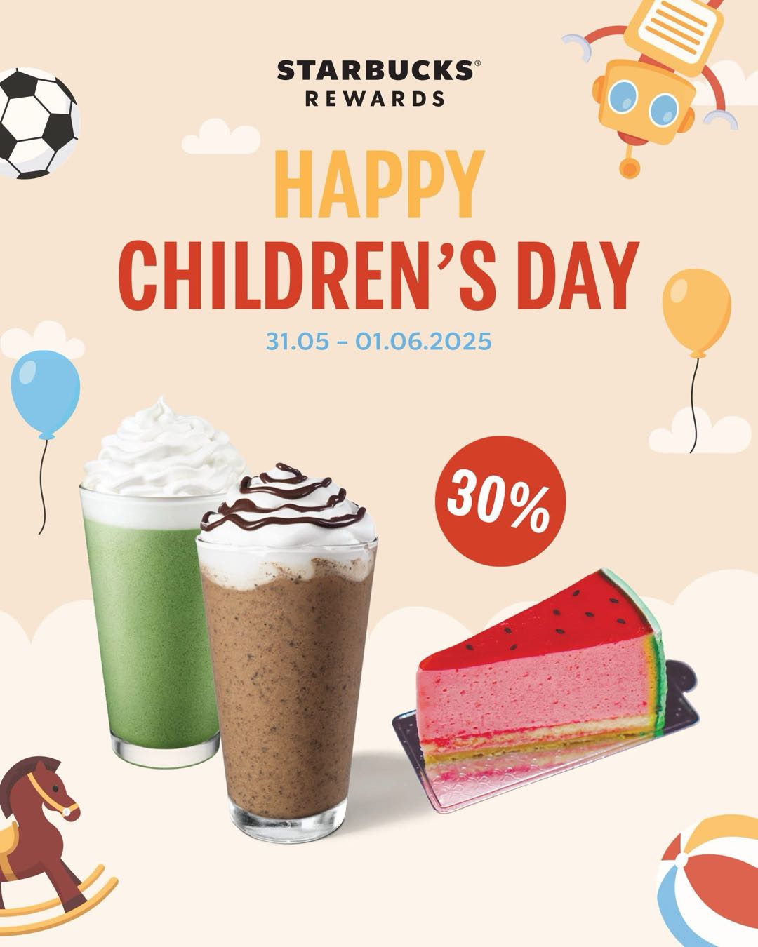 STARBUCKS | 🎉 CHÚC MỪNG NGÀY QUỐC TẾ THIẾU NHI 1/6! 🎉
