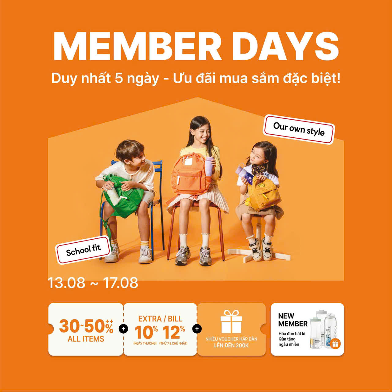 LOCKNLOCK - MEMBER DAYS | ƯU ĐÃI CỰC ĐỈNH, MUA SẮM THỎA THÍCH
