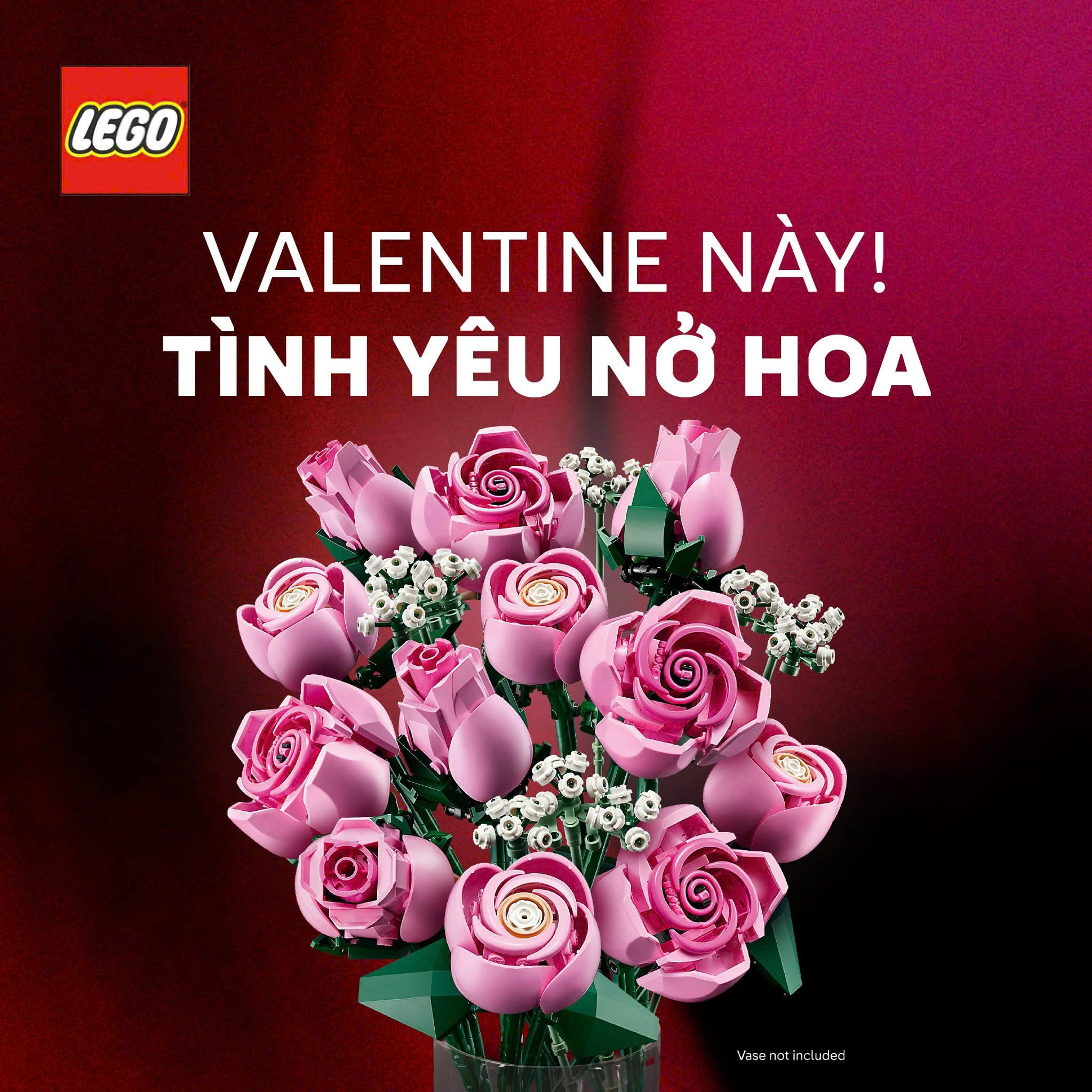 MY KINGDOM - VALENTINE NÀY, TRAO HOA LEGO CHO TÌNH YÊU LUÔN TƯƠI MỚI