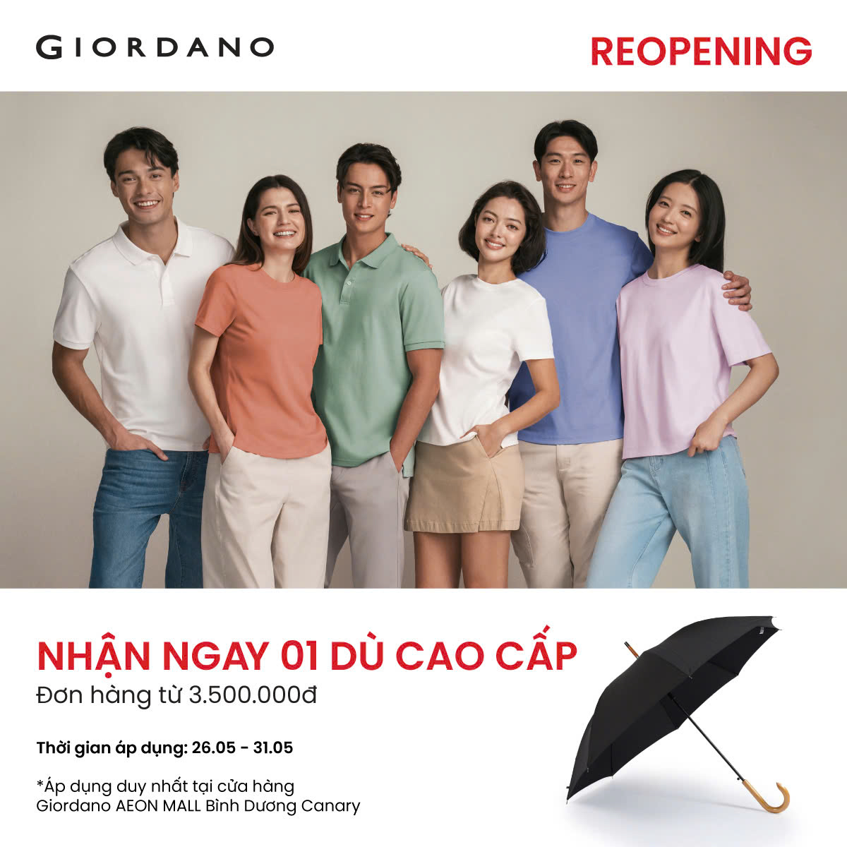 GIORDANO | REOPENING STORE