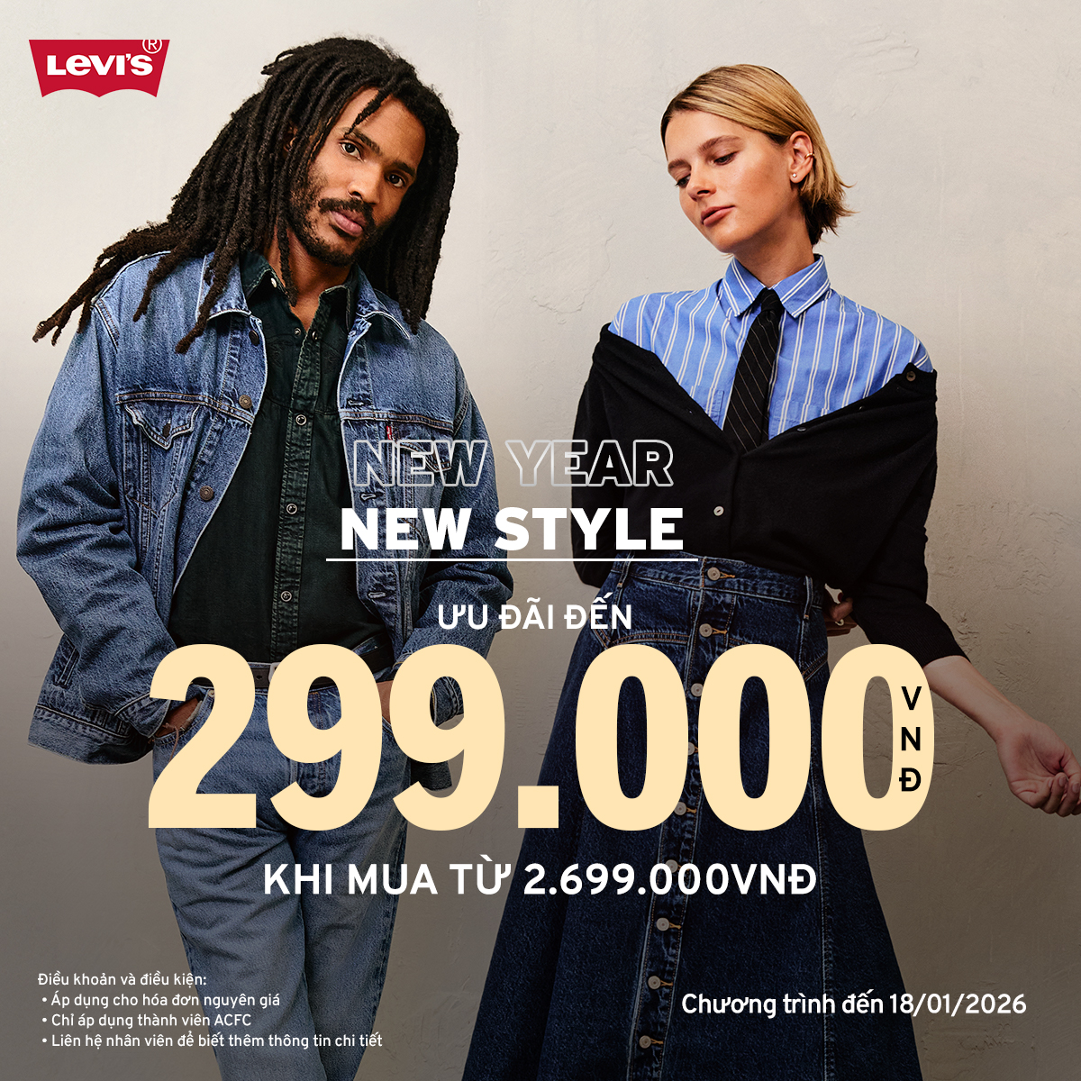 LEVI'S I FESTIVE SEASON - SĂN DEAL ĐẦU NĂM