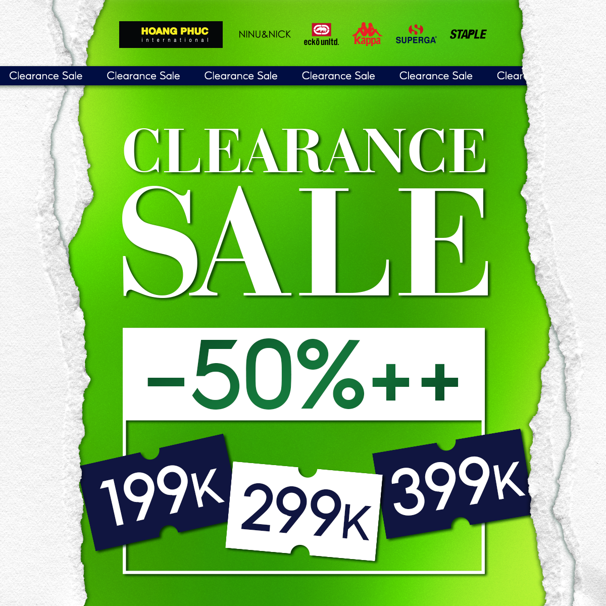HOÀNG PHÚC INTERNATIONAL I CLEARANCE SALE