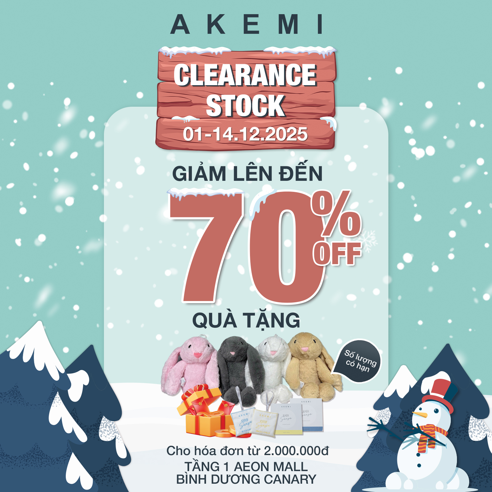 AKEMI: ĐÓN ĐÔNG ẤM ÁP - NÂNG NIU GIẤC NGỦ HOÀN HẢO