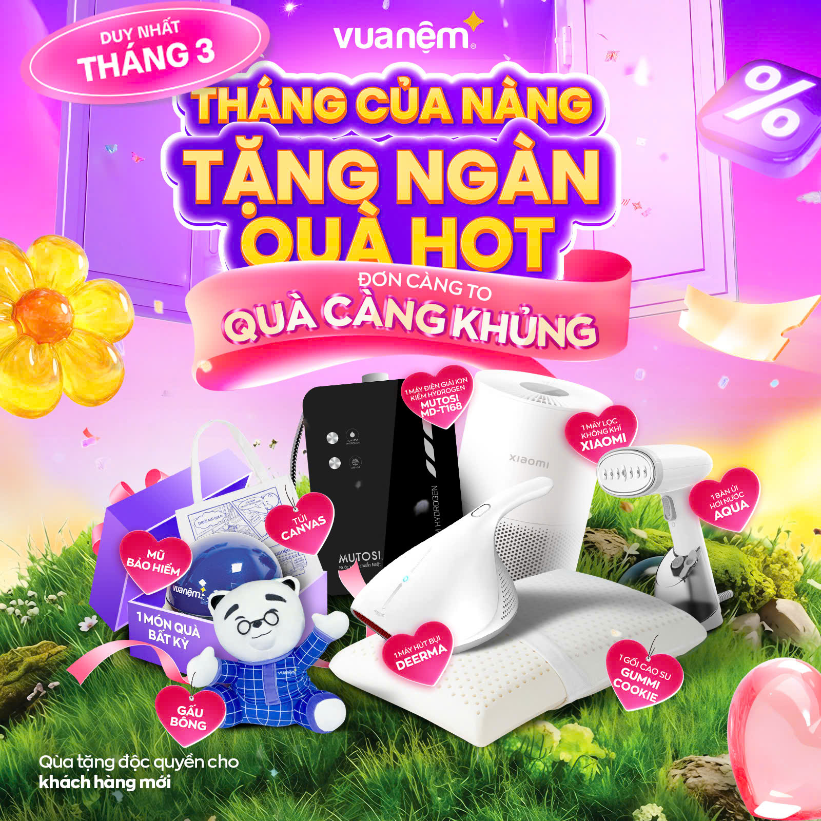 VUA NỆM - THÁNG 3 SALE THẢ GA – QUÀ CỰC ĐÃ