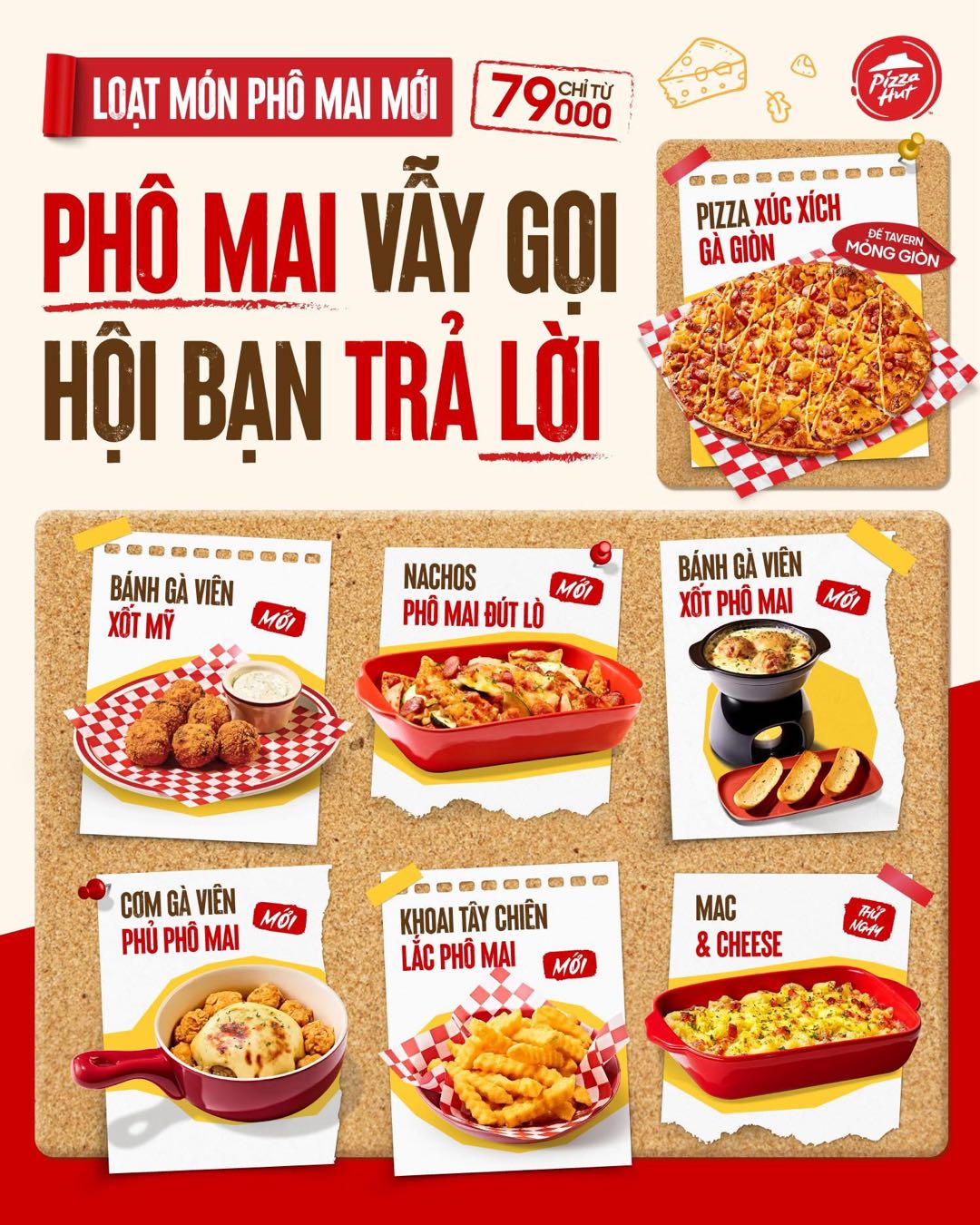 PIZZA HUT | 🧀 Phô Mai Vẫy Gọi, Hội Bạn Trả Lời 🤤