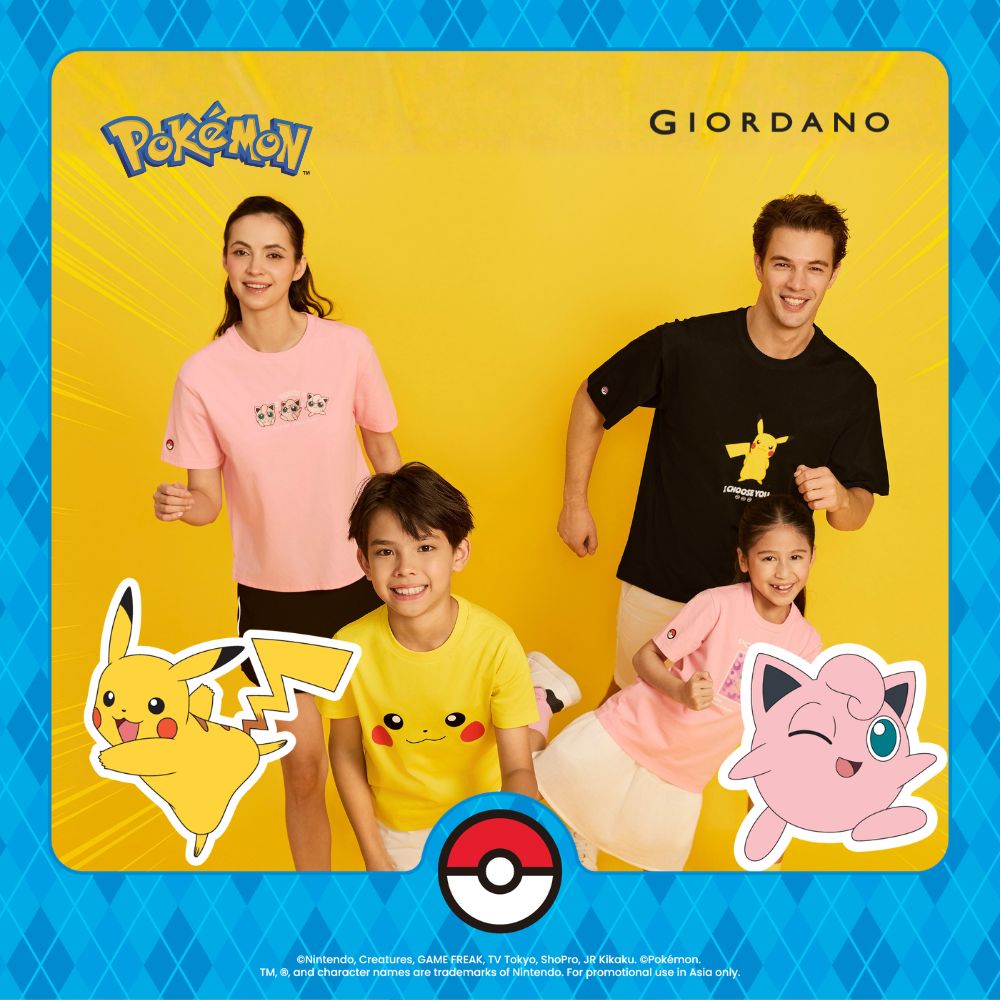 GIORDANO I NEW ARRIVALS: THE GIORDANO POKÉMON COLLECTION