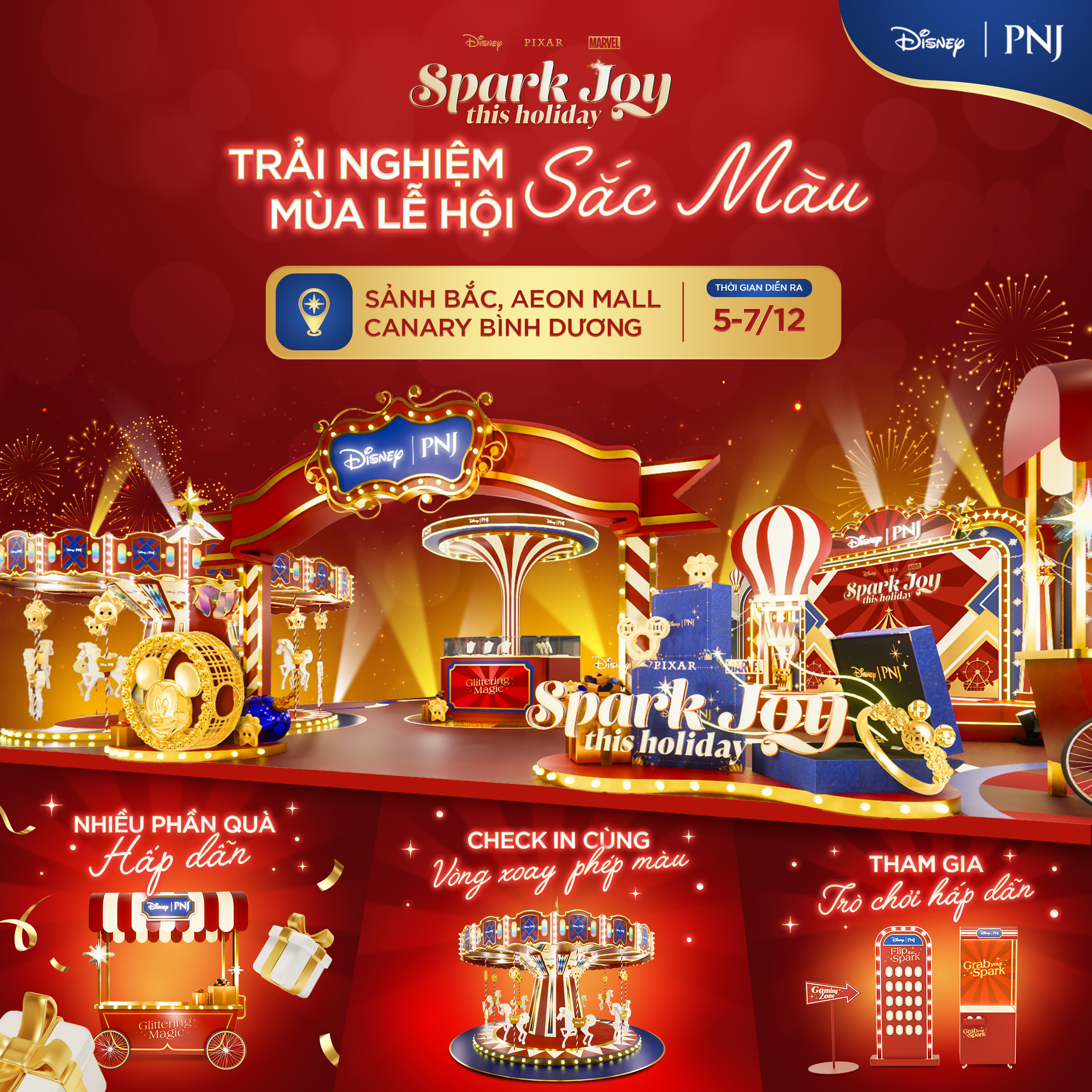 PNJ I SPARK JOY THIS HOLIDAY - LỄ HỘI GIÁNG SINH ĐẦY MÀU SẮC CỦA DISNEY
