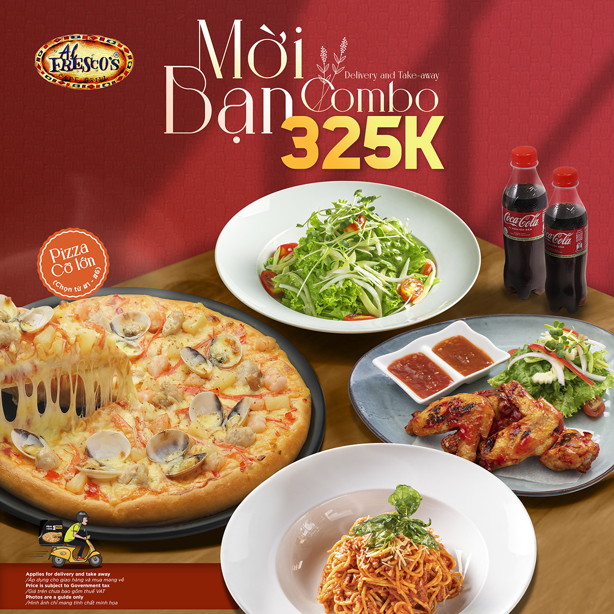 AL FRESCO'S - MỜI BẠN COMBO 325.000 VNĐ