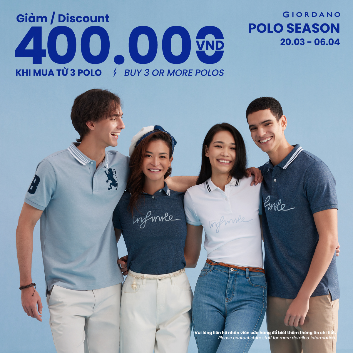 GIORDANO I CƠN BÃO POLO ĐÃ CÓ MẶT TẠI GIORDANO