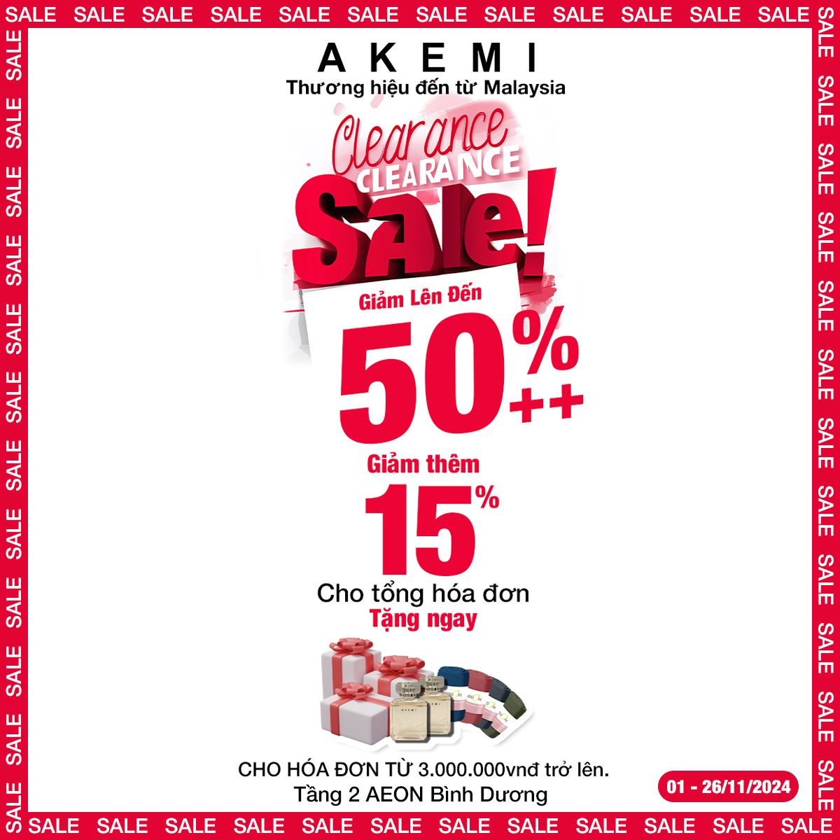 AKEMI CLEARANCE SALE