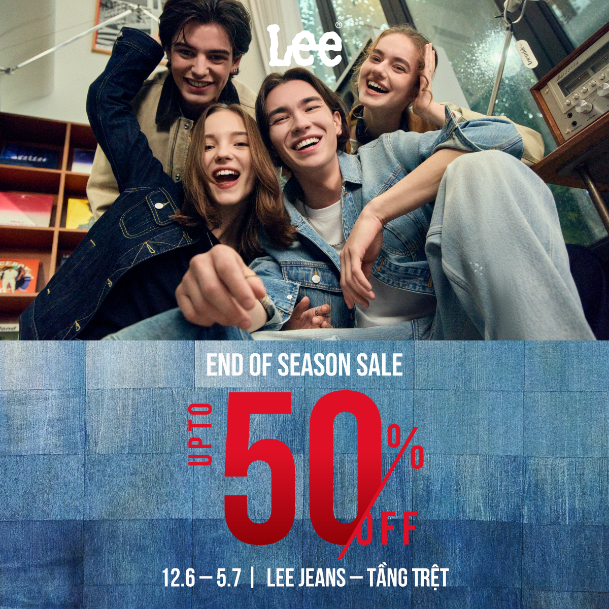 LEE JEANS - END OF SEASON SALE UP TO 50%