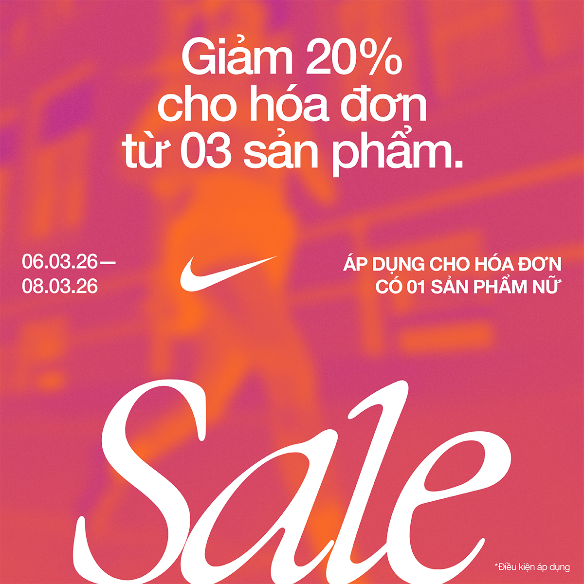 NIKE - HAPPY INTERNATIONAL WOMEN’S DAY | NIKE DÀNH TẶNG PHÁI NỮ ƯU ĐÃI 20%