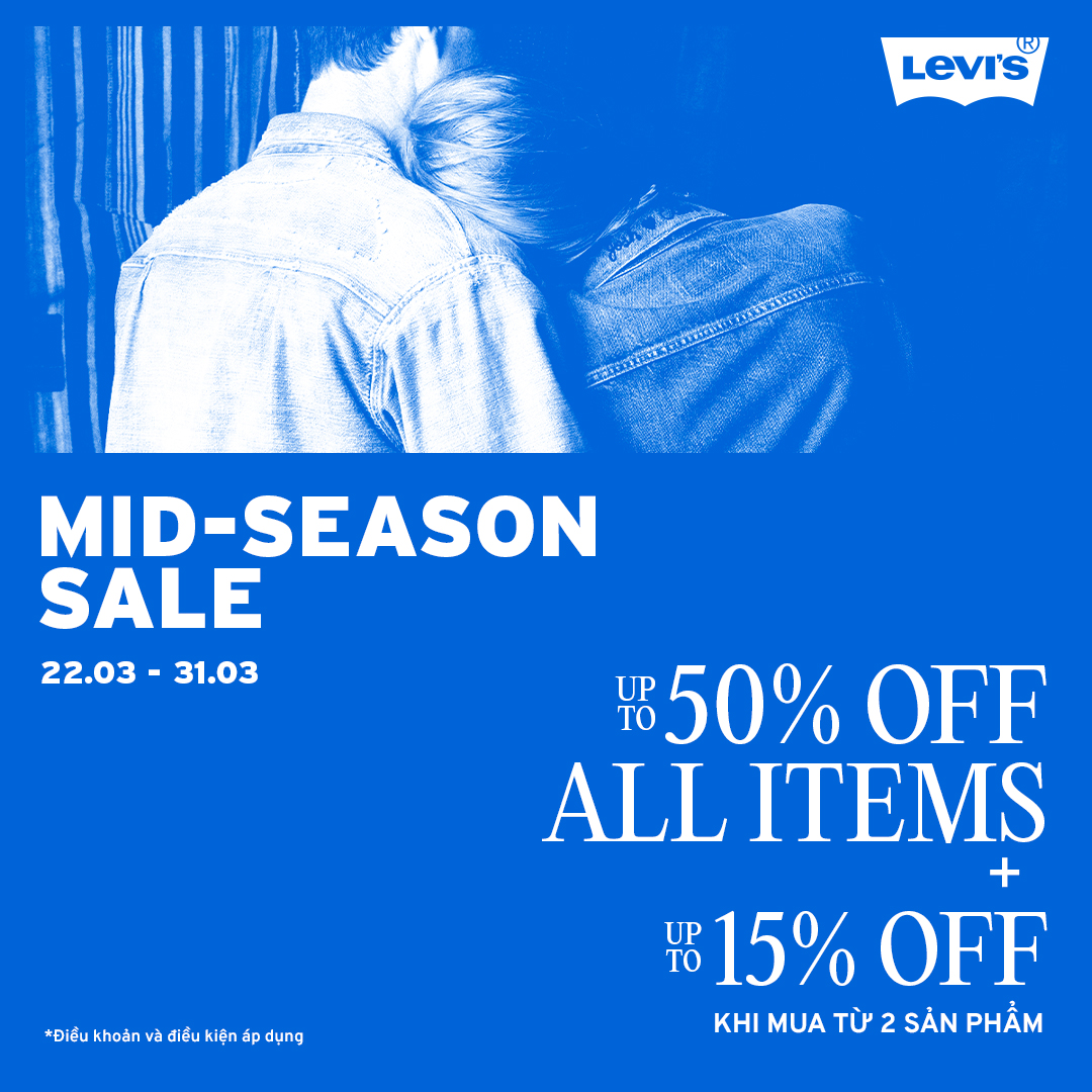 LEVI'S MID SEASON SALE I ALL THE BEST ITEMS SALE UP TO 50%