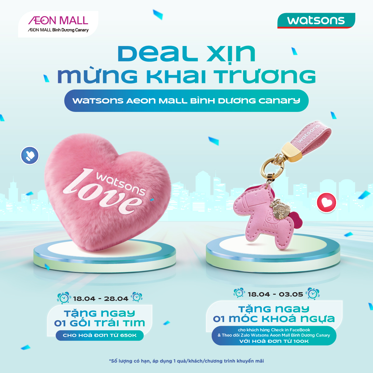 WATSONS - CHÍNH THỨC KHAI TRƯƠNG