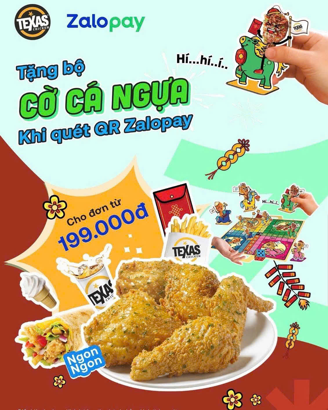 TEXAS CHICKEN | Tết Bính Ngọ gõ cửa rồi, hẹn kèo ăn gà Texas lại còn có quà mang về nữa nè TexFans🍗✨