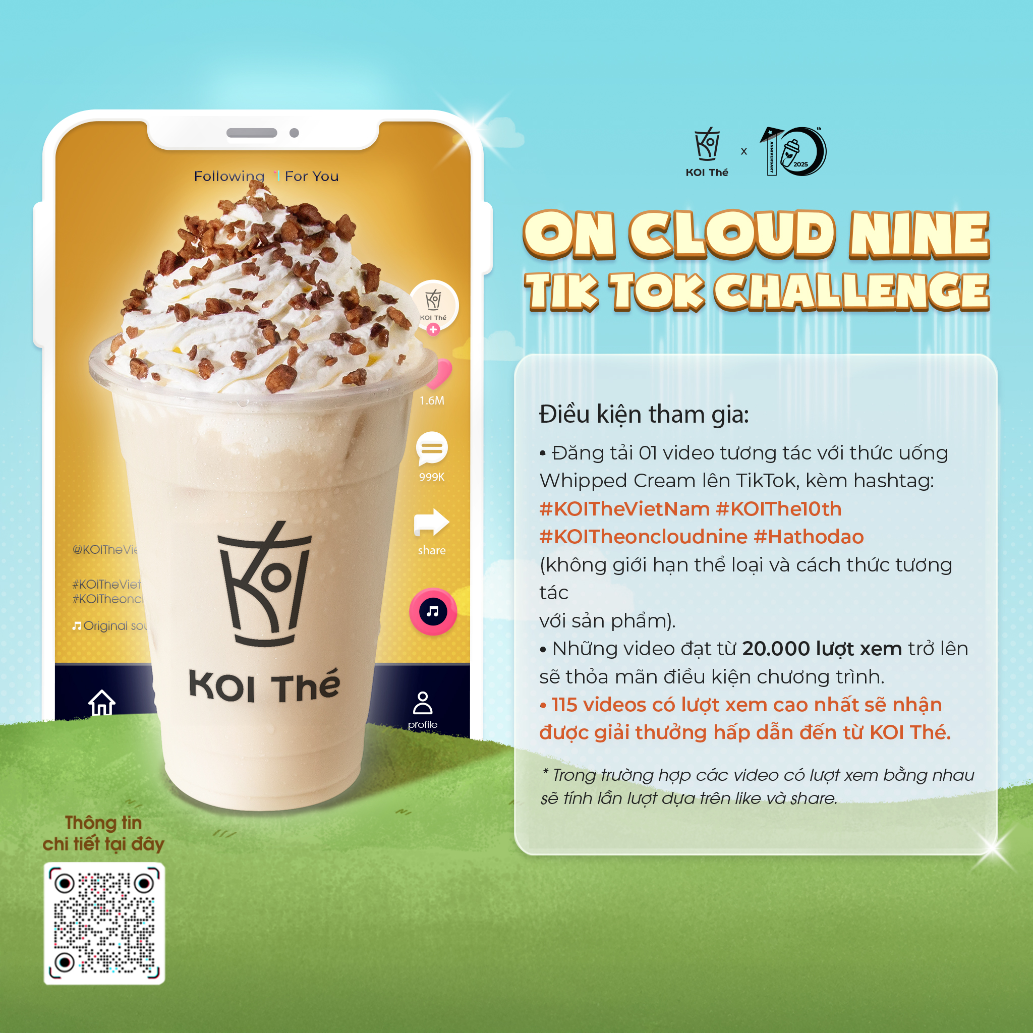 KOI THÉ | LET THE WHIPPED CREAM TAKE YOU ON CLOUD NINE!