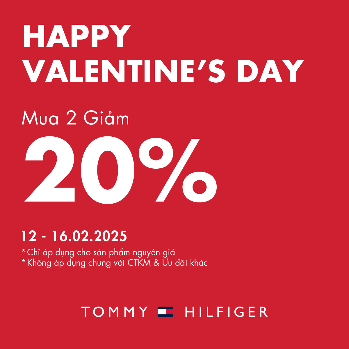 TOMMY HILFIGER I HAPPY VALENTINE’S DAY