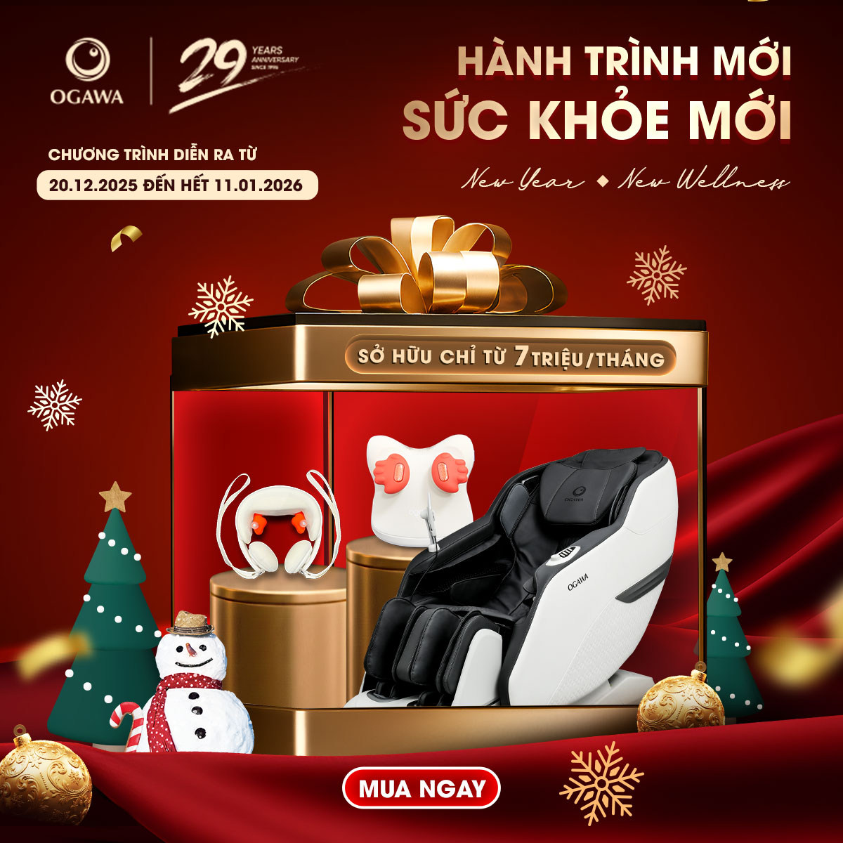 OGAWA - TRANG HOÀNG SỨC KHỎE – ĐÓN HÀNH TRÌNH MỚI