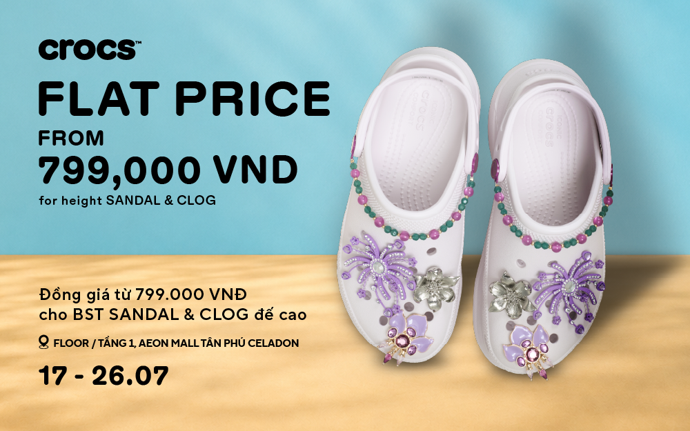 CROCS - ĐỒNG GIÁ CỰC ĐÃ, HACK DÁNG THẢ GA