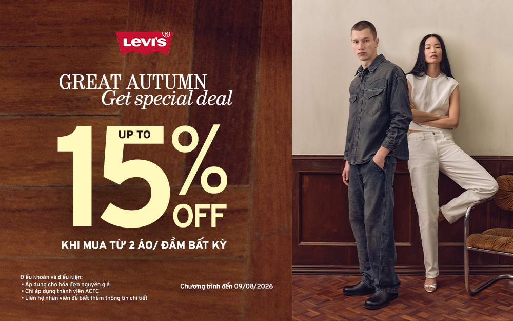 LEVI'S - GREAT AUTUMN GET SPECIAL DEAL