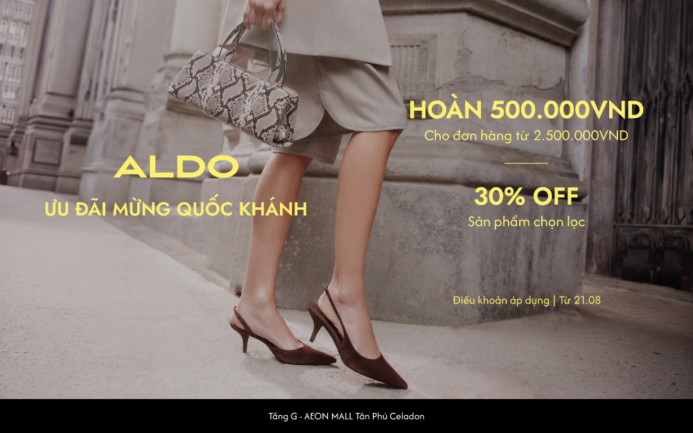 ALDO | ƯU ĐÃI MỪNG QUỐC KHÁNH